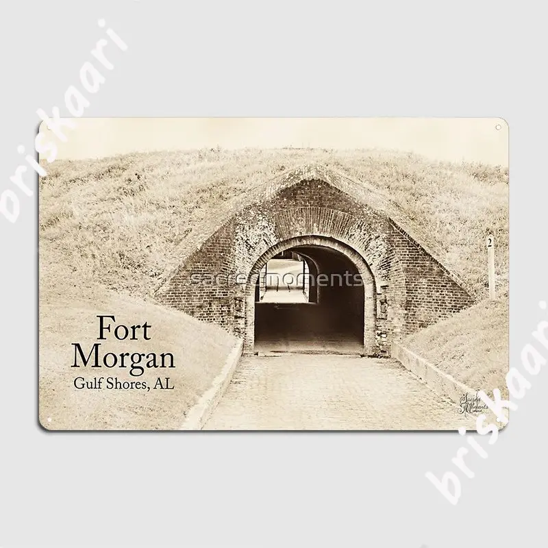 Металлический плакат Fort Morgans Al плакаты Декор для дома декор кинотеатра | Дом и сад