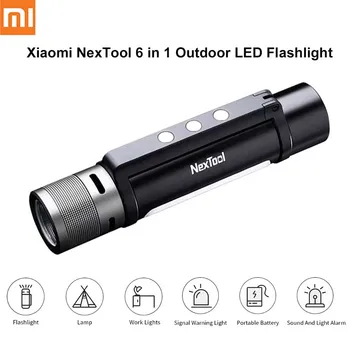 New Xiaomi NexTool 6 in 1 Outdoor LED Flashlight IPX4 Waterproof 1000lm Brightness Camping Night Emergency Signal Warning Light
New Xiaomi NexTool 6 in 1 Outdoor LED Flashlight IPX4 Waterproof 1000lm Brightness Camping Night Emergency Signal Warning Light