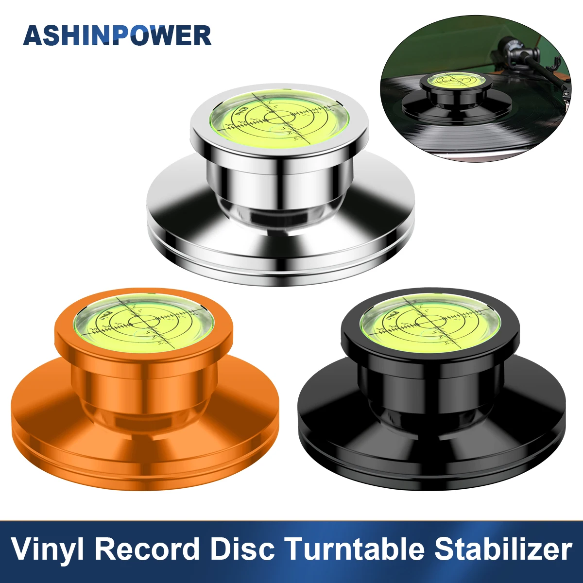 LP Vinyl Record Disc Player Turntable Stabilizer Aluminum Weight Clamp With Level Phonograph Universal Speed Measurement
LP Vinyl Record Disc Player Turntable Stabilizer Aluminum Weight Clamp With Level Phonograph Universal Speed Measurement