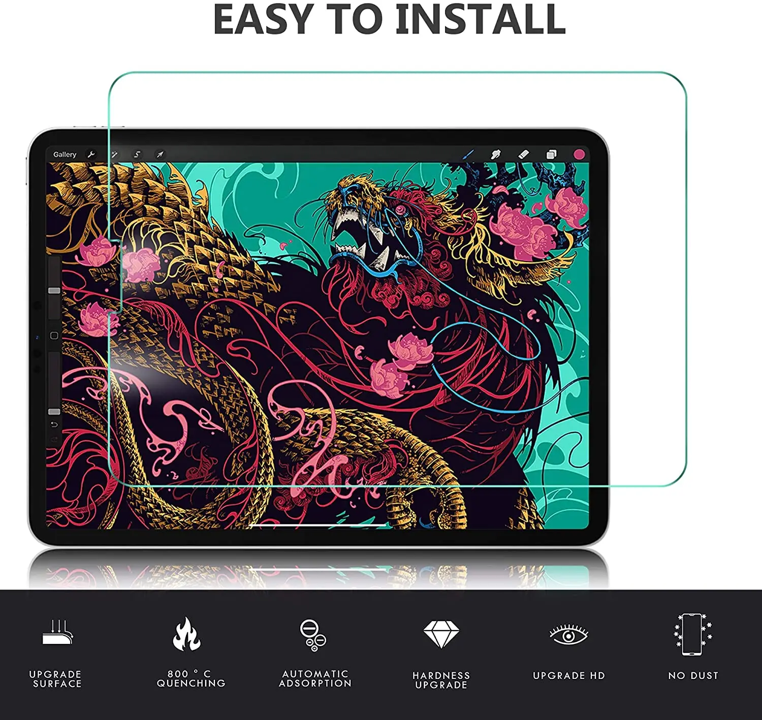 Tablet Tempered Glass Screen Protector Cover for Apple iPad Air 4 2020 10.9 inch/ iPad Pro 11 2018/ iPad Pro 11 2020
Tablet Tempered Glass Screen Protector Cover for Apple iPad Air 4 2020 10.9 inch/ iPad Pro 11 2018/ iPad Pro 11 2020