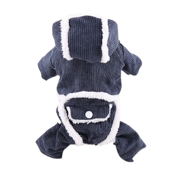 Pet Grooming Warm Accessories Winter Costume Corduroy Thickening Cotton-padded 4-legged Clothes
Pet Grooming Warm Accessories Winter Costume Corduroy Thickening Cotton-padded 4-legged Clothes