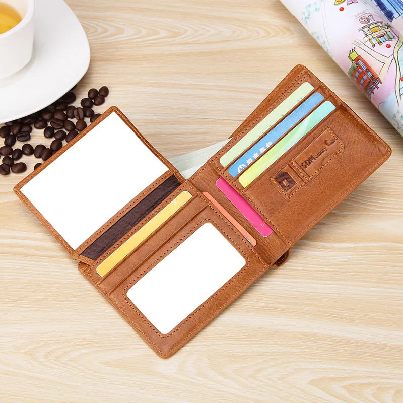High Quality Genuine Top Layer Cowhide Brief Men Purse Transparent Photo License ID Card Window Cash Slots Slim Male Wallet
High Quality Genuine Top Layer Cowhide Brief Men Purse Transparent Photo License ID Card Window Cash Slots Slim Male Wallet