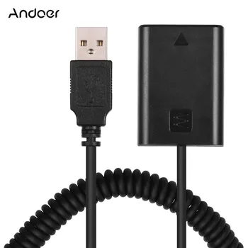Andoer 5V USB NP-FW50 Dummy Battery Pack Coupler Adapter with Flexible Spring Cable for Sony A5000 A3000 NEX5 NEX3 ILDC Camera
Andoer 5V USB NP-FW50 Dummy Battery Pack Coupler Adapter with Flexible Spring Cable for Sony A5000 A3000 NEX5 NEX3 ILDC Camera