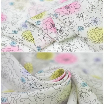 1 Meter White Pink Floral Dress Mulberry Silk Cotton Fashion Clothing Telas
1 Meter White Pink Floral Dress Mulberry Silk Cotton Fashion Clothing Telas