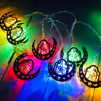 Led Light String Eid Mubarak Curtain Lights Decorative Holiday Lights Lantern LED Light String Golden Home Decor Accessories
Led Light String Eid Mubarak Curtain Lights Decorative Holiday Lights Lantern LED Light String Golden Home Decor Accessories