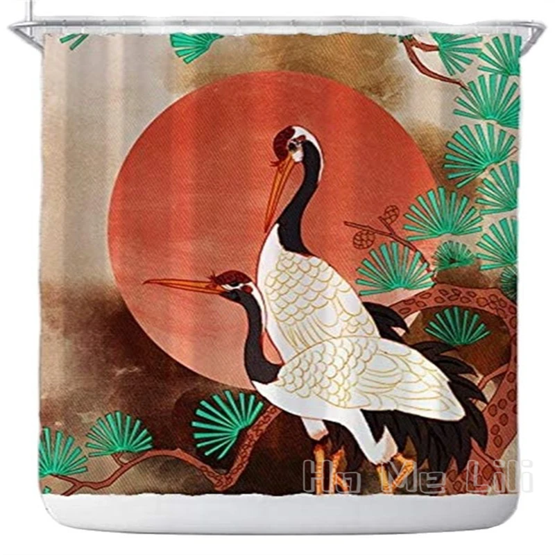 Винтажная занавеска для душа с цветочным рисунком от Ho Me Lili Setjapanese Crane, комплект для ванной комнаты, водонепроницаемый с крючками
Винтажная занавеска для душа с цветочным рисунком от Ho Me Lili Setjapanese Crane, комплект для ванной комнаты, водонепроницаемый с крючками