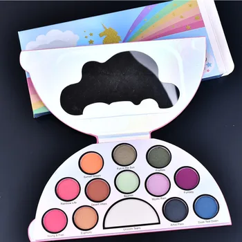 12 Color Matte Eyeshadow Bling Unicorn Rainbow Makeup Soft Powder Shimmer Long Lasting Eye Shadow Pallete Cosmetics
12 Color Matte Eyeshadow Bling Unicorn Rainbow Makeup Soft Powder Shimmer Long Lasting Eye Shadow Pallete Cosmetics
