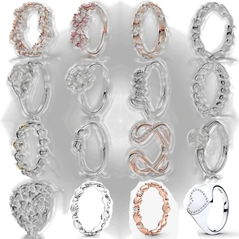 NEW 2020 100% 925 Sterling Silver Spring Rose Gold Sparkling Daisy Flower Crown Ring Fit DIY Women Original Fashion Jewelry Gift
NEW 2020 100% 925 Sterling Silver Spring Rose Gold Sparkling Daisy Flower Crown Ring Fit DIY Women Original Fashion Jewelry Gift
