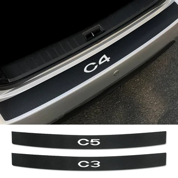 Carbon Fiber Protector Auto Decor Decal Car Rear Bumper Guard Vinyl Stickers For Citroen C4 C1 C5 C3 C6 C-ELYSEE VTS Accessories 
Carbon Fiber Protector Auto Decor Decal Car Rear Bumper Guard Vinyl Stickers For Citroen C4 C1 C5 C3 C6 C-ELYSEE VTS Accessories