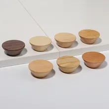 2PCS Nordic Cabinet Pull Solid Wood Round Handle Door Wardrobe Knob Drawer DIY Cupboard Cabinets Pulls
2PCS Nordic Cabinet Pull Solid Wood Round Handle Door Wardrobe Knob Drawer DIY Cupboard Cabinets Pulls