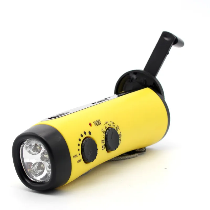 Hand-cranking Power Generation Multi-function Torch Night Fishing Lights LED Lighting Emergency Outdoor Flashlight AMFM Radio
Hand-cranking Power Generation Multi-function Torch Night Fishing Lights LED Lighting Emergency Outdoor Flashlight AMFM Radio