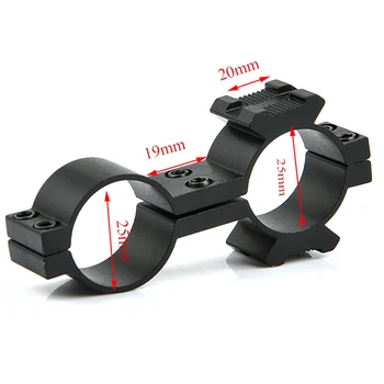 Hunting Scope Flashlights Laser Barrel 25mm Rings Mount With 20mm Picatinny Weaver Rail 
Hunting Scope Flashlights Laser Barrel 25mm Rings Mount With 20mm Picatinny Weaver Rail