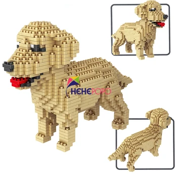 950pcs+ 6618-6 Golden Retriever Block Dog Pets Building Block Mini Bricks Model Cute Assemble Diy Model Toys for Children Gifts
950pcs+ 6618-6 Golden Retriever Block Dog Pets Building Block Mini Bricks Model Cute Assemble Diy Model Toys for Children Gifts