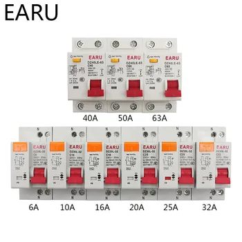 DZ30L DZ40LE EPNL DPNL 230V 1P+N Residual Current Circuit Breaker With Over And Short Current Leakage Protection RCBO MCB 6-63A
DZ30L DZ40LE EPNL DPNL 230V 1P+N Residual Current Circuit Breaker With Over And Short Current Leakage Protection RCBO MCB 6-63A