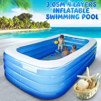 Inflatable Swimming / Ball Pool 4 Layers Family Home Backyard Kids PVC Bathing Tub Indoor Outdoor Paddling Water Playing Pool
Inflatable Swimming / Ball Pool 4 Layers Family Home Backyard Kids PVC Bathing Tub Indoor Outdoor Paddling Water Playing Pool