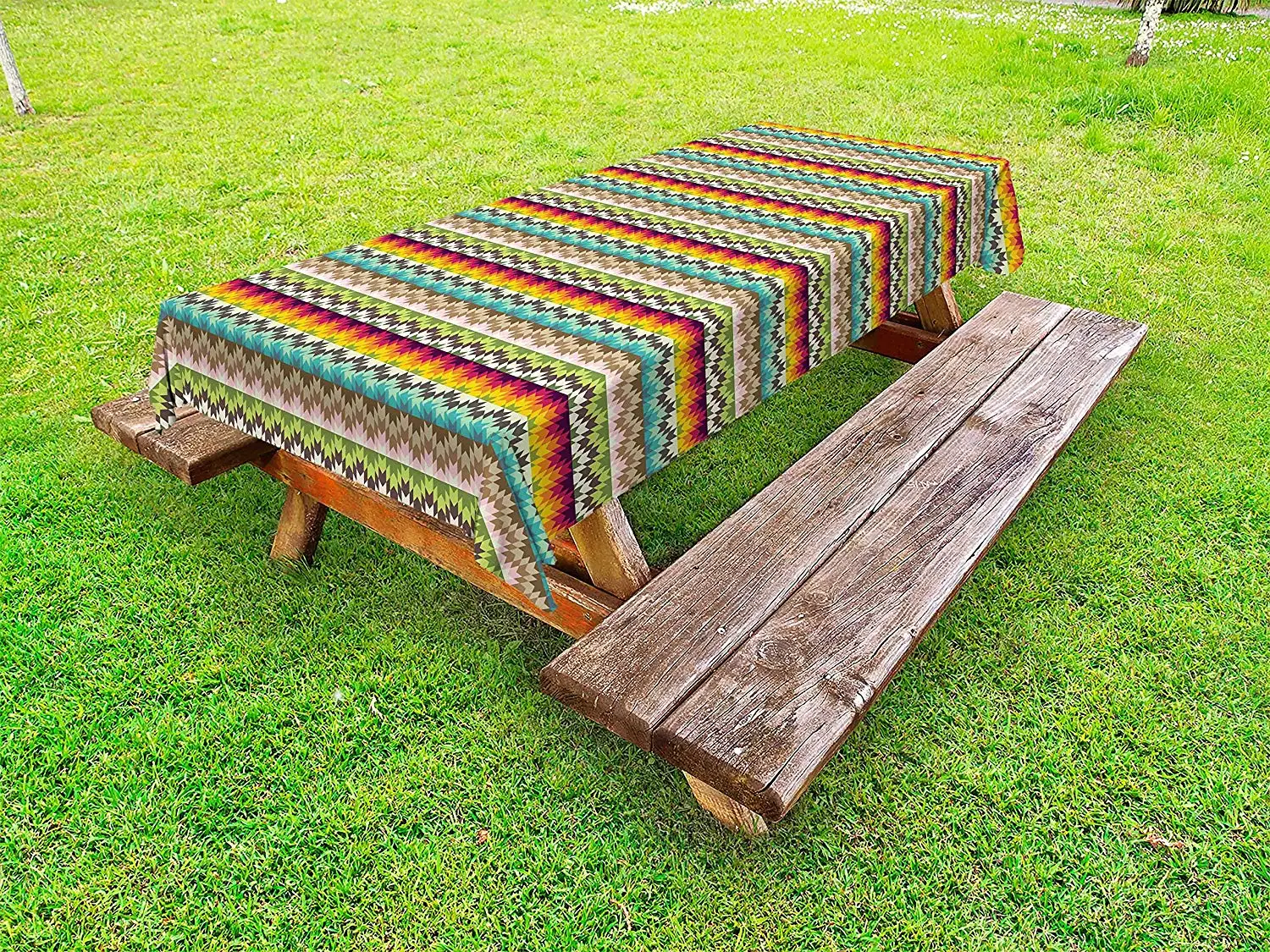 Ethnic Tablecloth Southwestern Pattern with Colorful Arrow Triangle Motifs Primitive Country Pattern Kitchen Decor Table Cloth
Ethnic Tablecloth Southwestern Pattern with Colorful Arrow Triangle Motifs Primitive Country Pattern Kitchen Decor Table Cloth