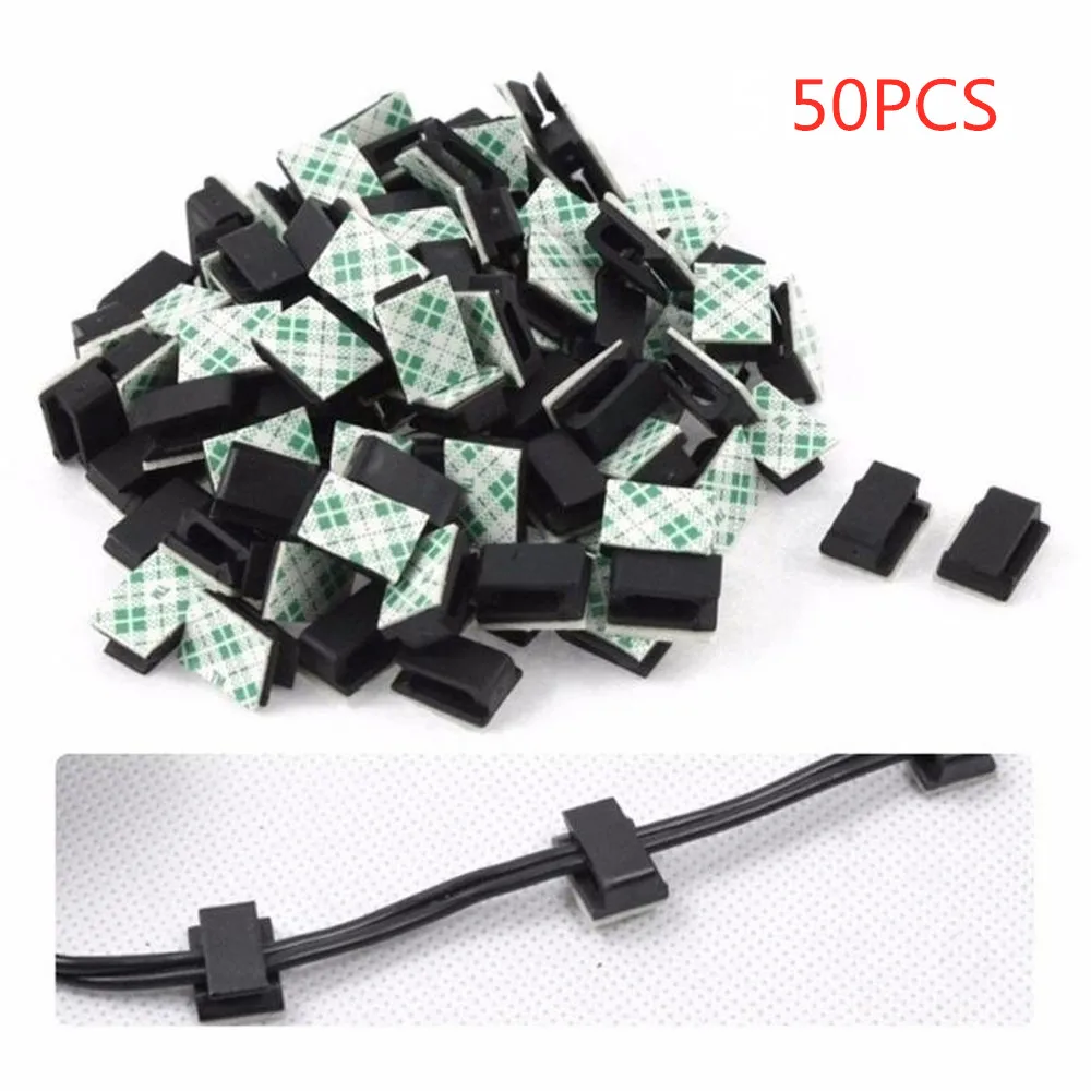 50pcs self-adhesive Car Fixed Clip Car GPS Data Cable Light Cord Decorative Wire Fixing Organizer Wire Management Harness Clamp
50pcs self-adhesive Car Fixed Clip Car GPS Data Cable Light Cord Decorative Wire Fixing Organizer Wire Management Harness Clamp