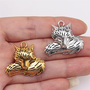WYSIWYG 4pcs 24x28mm Animal Fox Charm Pendants For Jewelry Making Antique Silver Color Antique Gold Color Fox Pendants Charm
WYSIWYG 4pcs 24x28mm Animal Fox Charm Pendants For Jewelry Making Antique Silver Color Antique Gold Color Fox Pendants Charm