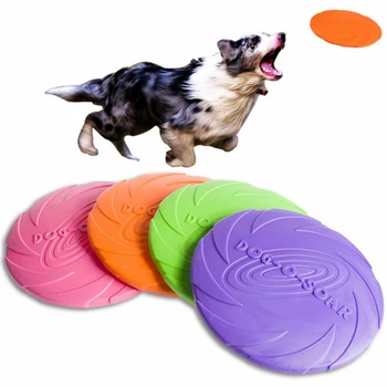 1 Pc Dog Flying Disc Soft Flexible Rubber Fun Floating Foldable Flyer Disc Dog Flying Saucer Toy For Interactive Play Exercising
1 Pc Dog Flying Disc Soft Flexible Rubber Fun Floating Foldable Flyer Disc Dog Flying Saucer Toy For Interactive Play Exercising