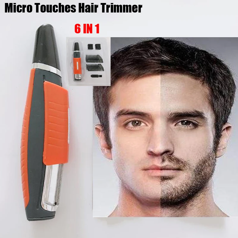 All in one Micro Precision Eyebrow Ear Nose Trimmer Removal Clipper Shaver Unisex Electric Face Care Hair Trimer With LED Light
All in one Micro Precision Eyebrow Ear Nose Trimmer Removal Clipper Shaver Unisex Electric Face Care Hair Trimer With LED Light
