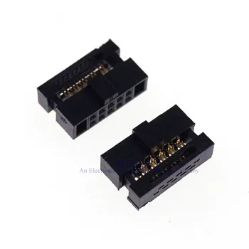 10 pcs 0.050" 1.27mm Pitch 2x5 Pin 10 position IDC FC Female Header Socket Box Header Socket 0.635 mm Flat Cable connector
10 pcs 0.050" 1.27mm Pitch 2x5 Pin 10 position IDC FC Female Header Socket Box Header Socket 0.635 mm Flat Cable connector