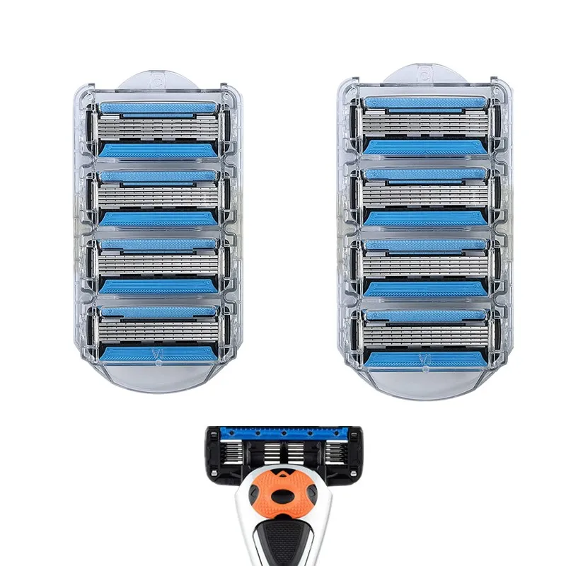 Men's 5 Blade Razor System Mens Machine for Shaving Razors Razor Handle with 4/8/12/16 Replacement Cartridges
Men's 5 Blade Razor System Mens Machine for Shaving Razors Razor Handle with 4/8/12/16 Replacement Cartridges