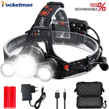 2022 Super Powerful XML 5 LED T6 LED Headlamp Waterproof Headlight USB DC Rechargeable Head Lamp Poratble Work Head Light
2022 Super Powerful XML 5 LED T6 LED Headlamp Waterproof Headlight USB DC Rechargeable Head Lamp Poratble Work Head Light