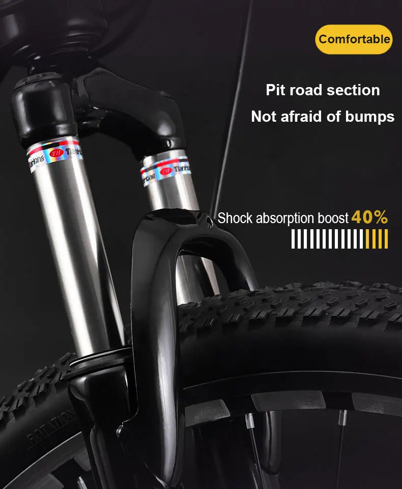 Clearance Mountain Bike 24/26 Inch Speed Double Disc Brakes Shock Absorber Student Adult Off-road Bicycle Men And Women 10
