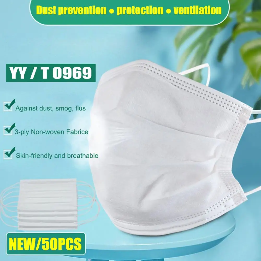 50pcs Masks Disposable mouth face mask 3 Layer filter Masks Dustproof Anti-Spit protection Mask Facial Protective fast ship
50pcs Masks Disposable mouth face mask 3 Layer filter Masks Dustproof Anti-Spit protection Mask Facial Protective fast ship