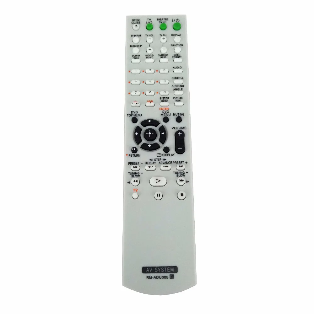 RM-ADU005 Remote control for Sony DVD Home Theater System DAV-DZ630 HCD-DZ630 DAV-HDX265
RM-ADU005 Remote control for Sony DVD Home Theater System DAV-DZ630 HCD-DZ630 DAV-HDX265