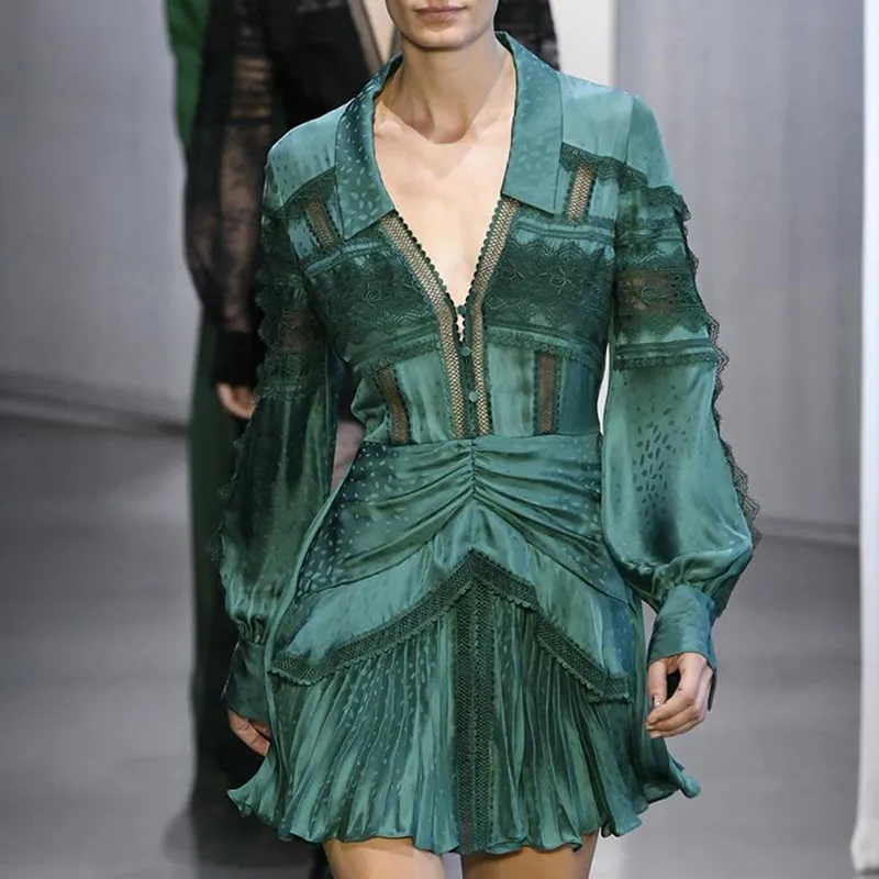 2019 New Arrival Autumn Runway Designer Dress Women High Quality Luxury Brand Long Sleeve Ladies Vintage Mini Dresses Female
2019 New Arrival Autumn Runway Designer Dress Women High Quality Luxury Brand Long Sleeve Ladies Vintage Mini Dresses Female