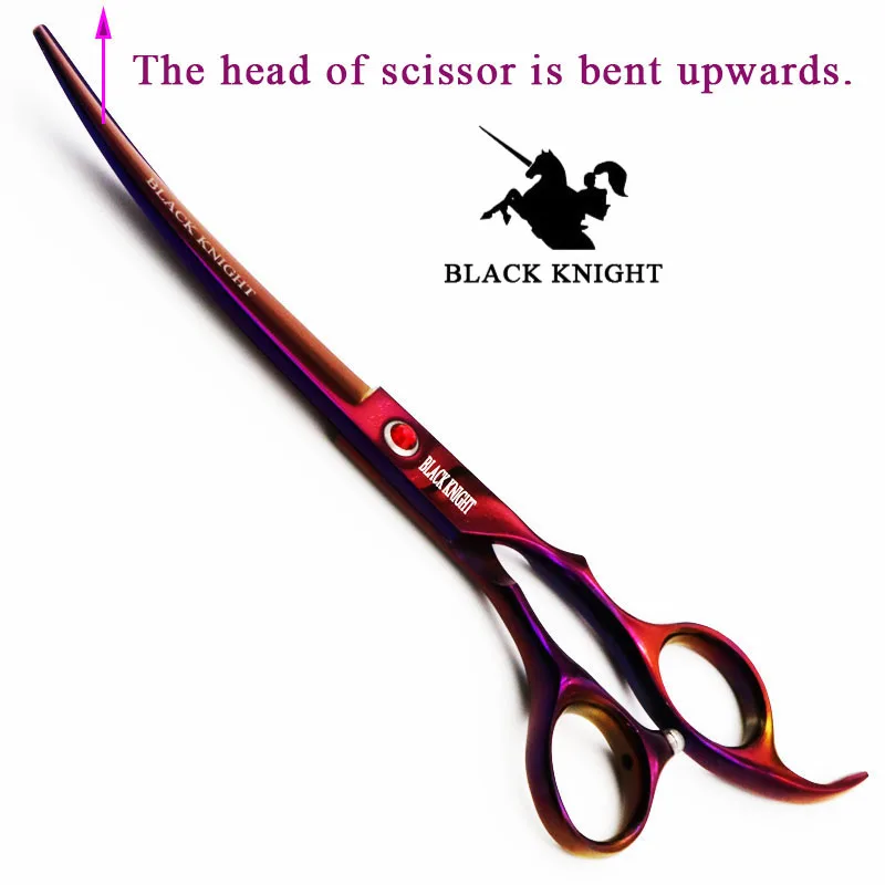 Pet Scissors 7" Upward Curved Pet Grooming Scissors Professional Shears Purple Titanium Salon Barber Using Dogs & Cats
Pet Scissors 7" Upward Curved Pet Grooming Scissors Professional Shears Purple Titanium Salon Barber Using Dogs & Cats