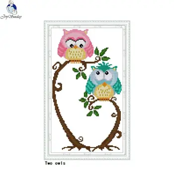 JoySunday Two owl pattern printing cross stitch 14CT11CT count printing canvas embroidery kit animal pattern DIY handmade crafts
JoySunday Two owl pattern printing cross stitch 14CT11CT count printing canvas embroidery kit animal pattern DIY handmade crafts