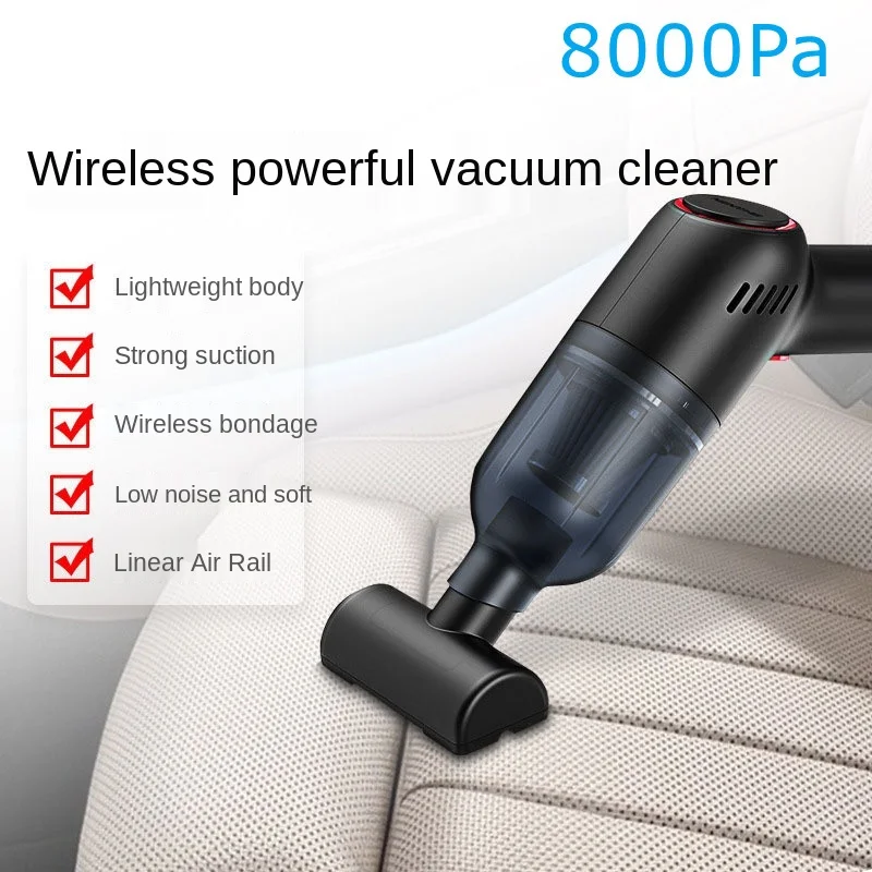 8000pa Household Car Cleaner Mini Wireless Charging High Power Vacuum Cleaner Car Small Handheld Vacuum Cleaner
8000pa Household Car Cleaner Mini Wireless Charging High Power Vacuum Cleaner Car Small Handheld Vacuum Cleaner