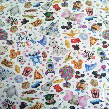 140cm Width Cartoon Mouse Mermaid Cotton Fabric for Girl Boy Clothes Bedding Set Hometextile Cushion Cover Backpacks DIY-BK974
140cm Width Cartoon Mouse Mermaid Cotton Fabric for Girl Boy Clothes Bedding Set Hometextile Cushion Cover Backpacks DIY-BK974