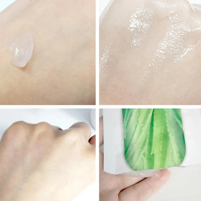 1 Pc Plant Jelly Sleep Facial Mask Aloe Vera /Blueberry/Cherry Blossom Face Care Mask Moisturizing Face Serum Cream TSLM2