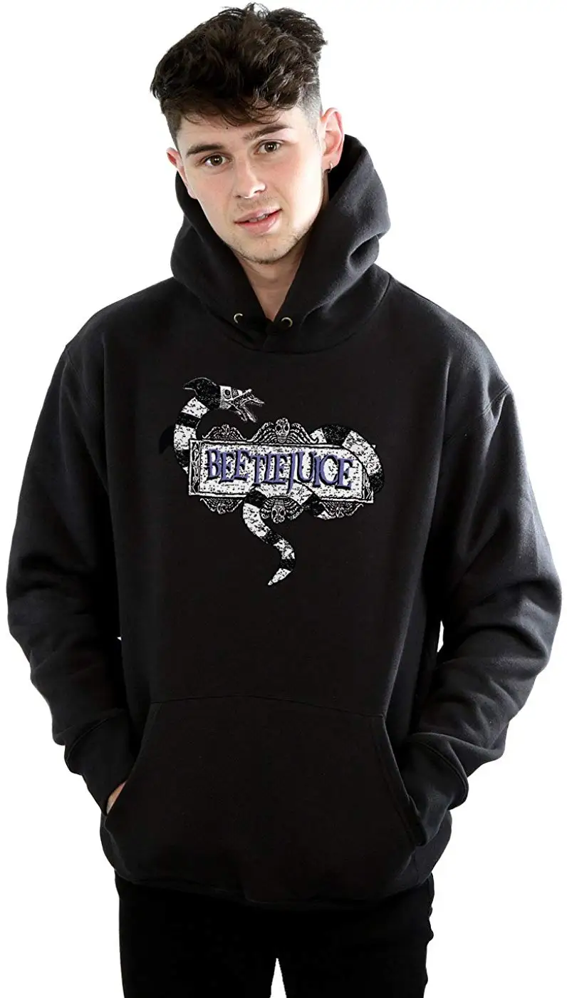 Beetlejuice Men's Sandworm Logo Hoodie winter summer coat streetwear gym jogger hoodies Sweatshirts 
Beetlejuice Men's Sandworm Logo Hoodie winter summer coat streetwear gym jogger hoodies Sweatshirts