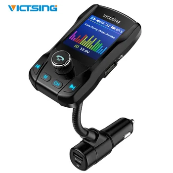 VicTsing 1.8" Bluetooth Car FM Transmitter PD & QC3.0 Wireless Radio Adapter Audio Receiver Hands-free Support TF /Aux/U-disk
VicTsing 1.8" Bluetooth Car FM Transmitter PD & QC3.0 Wireless Radio Adapter Audio Receiver Hands-free Support TF /Aux/U-disk