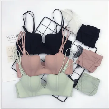 New Products GIRL'S Kabui Shell Cup Push up Non-Steel Ring-Seamless Bra Beauty Back Fork Back Bra
New Products GIRL'S Kabui Shell Cup Push up Non-Steel Ring-Seamless Bra Beauty Back Fork Back Bra