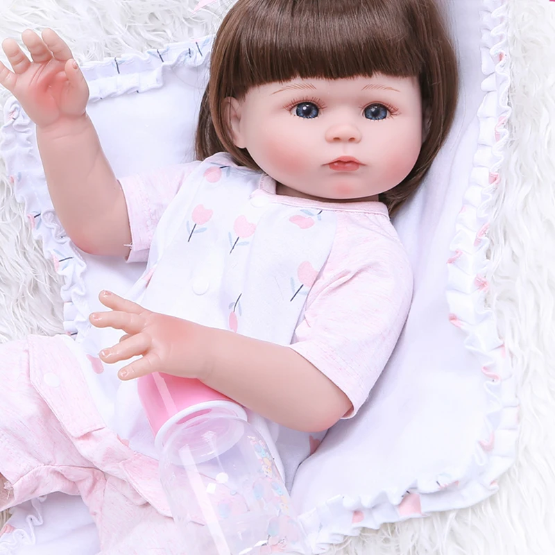 JULY'S SONG 38CM Full Silicone Drinking Water Pee Body Reborn Baby Doll Toy For Girl Bebe Bathe Toy Toddler Girl Birthday Gift
JULY'S SONG 38CM Full Silicone Drinking Water Pee Body Reborn Baby Doll Toy For Girl Bebe Bathe Toy Toddler Girl Birthday Gift