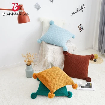 Bubble Kiss Solid Color Cushion Cover Knitting Home Decor Throw Pillows Living Room Sofa Bedroom Office Siesta Lumbar Pillowcase
Bubble Kiss Solid Color Cushion Cover Knitting Home Decor Throw Pillows Living Room Sofa Bedroom Office Siesta Lumbar Pillowcase