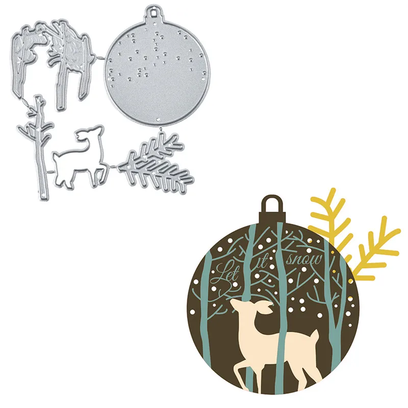 YaMinSanNio Christmas Bell Shape Dies Deer Animal Metal Cutting Dies for Card Making Scrapbooking Embossing DieCut Stencil Craft
YaMinSanNio Christmas Bell Shape Dies Deer Animal Metal Cutting Dies for Card Making Scrapbooking Embossing DieCut Stencil Craft
