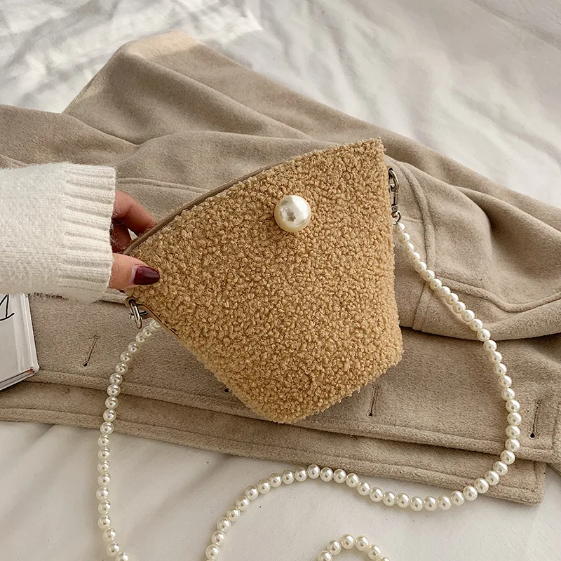 Small Bag Women's 2019 New Style Versatile Plush Shoulder Bag Fashion Shoulder Pearl Hand Chain Bucket Bag
Small Bag Women's 2019 New Style Versatile Plush Shoulder Bag Fashion Shoulder Pearl Hand Chain Bucket Bag