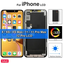 Ensemble écran tactile LCD OLED GX de remplacement, pour iPhone X XS Max 11 Pro Max 12 Pro, nouveau=