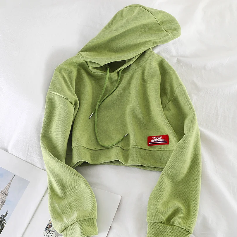 TYHRU Autumn Women's Long Sleeve Solid Color Hooded Letter Pattern Pocket Pullover Sweatshirt
TYHRU Autumn Women's Long Sleeve Solid Color Hooded Letter Pattern Pocket Pullover Sweatshirt