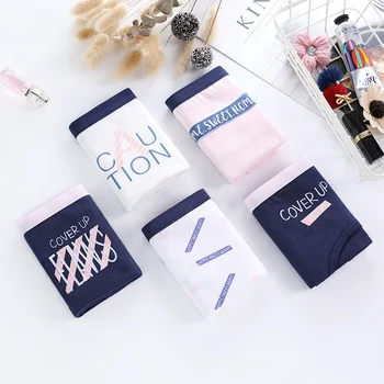 Casual Letter Print Underwear Women Breathable Panties Female Underpant Sexy Low Rise Briefs Ladies Cotton Panties Culotte Femme
Casual Letter Print Underwear Women Breathable Panties Female Underpant Sexy Low Rise Briefs Ladies Cotton Panties Culotte Femme