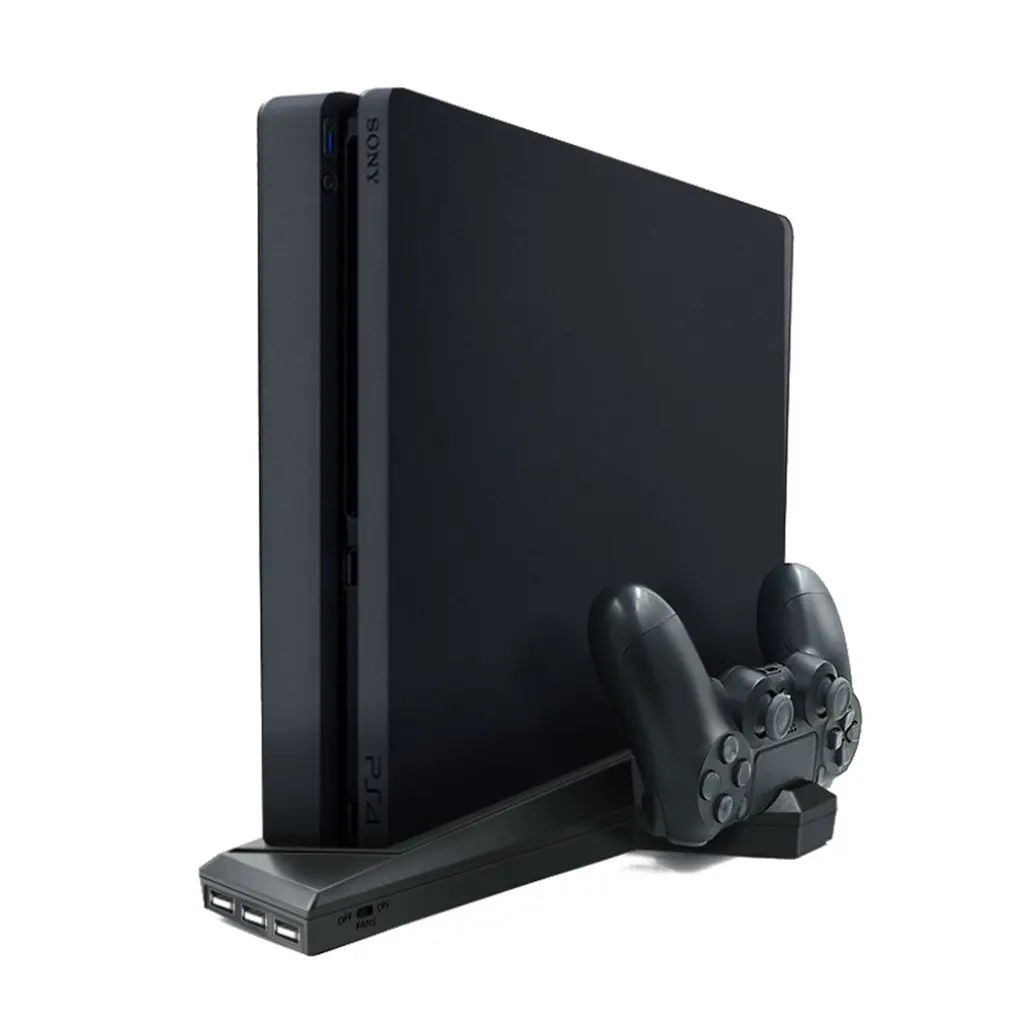 For PS4/PS4 Slim/PS4 Pro Vertical Stand with Cooling Fan Dual Controller Charger Charging Station For SONY Playstation
For PS4/PS4 Slim/PS4 Pro Vertical Stand with Cooling Fan Dual Controller Charger Charging Station For SONY Playstation
