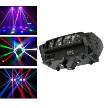 High Quality RGBW LED Moving Head Light Mini LED Spider Beam Light DMX512 Disco RGBW Linear Effect Stage Lighting DJ Equipment
High Quality RGBW LED Moving Head Light Mini LED Spider Beam Light DMX512 Disco RGBW Linear Effect Stage Lighting DJ Equipment