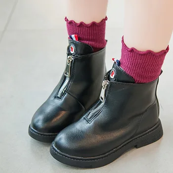 Girls boots 2019 autumn new fashion wild princess shoes students leather waterproof Martin boots non-slip soft bottom kids shoes
Girls boots 2019 autumn new fashion wild princess shoes students leather waterproof Martin boots non-slip soft bottom kids shoes