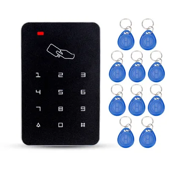 Standalone Access Controller with 10pcs EM keychains RFID Access Control Keypad digital panel Card Reader For Door Lock System
Standalone Access Controller with 10pcs EM keychains RFID Access Control Keypad digital panel Card Reader For Door Lock System